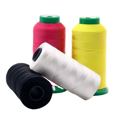 210D/12PLY 210D/18PLY 100% полиэстерные нитки для рыболовных сетей для шитья кожи и одежды