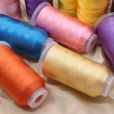 Прозрачный конусовый материал 120d/2 Rayon Thread 120g 5000y для компьютерной вышивки