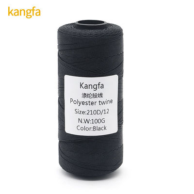 210d/12ply 100% высокопрочная полиэфирная нить для вязания и нанесения ковров в многоцветном цвете