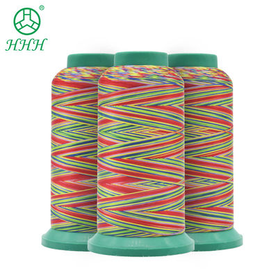 Красочная высокопрочная полиэстерная швейная нить для Kangfa Industrial 3ply 6ply 5colors