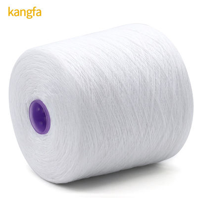 Сырая белая 150D/3 Tex45 TKT60 полиэстерная швейная нить с низким сокращением и долговечностью
