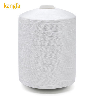 Сырая белая 150D/3 Tex45 TKT60 полиэстерная швейная нить с низким сокращением и долговечностью