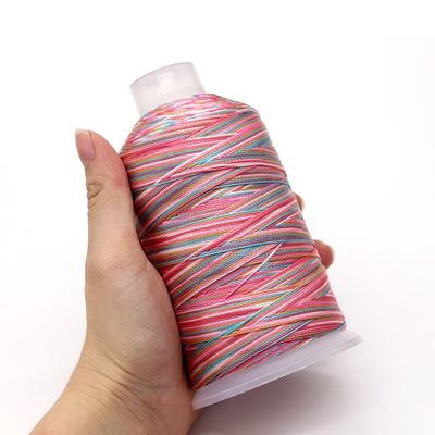 15PLY 250g 40 цвета многоцветная плетенная полиэстерная нить для ткацких ремесел