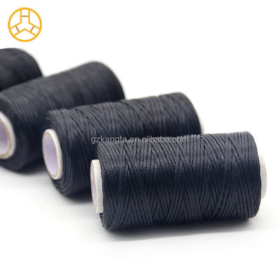 Kangfa 50M/Roll 0,8mm Плоская восковая нить для кожевенного ремесла обувь сумка ремень бохо ткачество