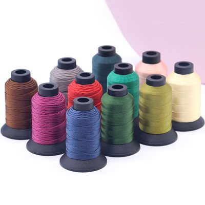 Образец экологически чистой полиэфирной нити Boho 210D для использования в ручной ткацкой швейной машине
