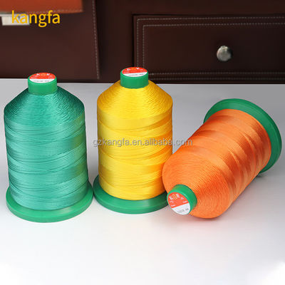 Высокая прочность на растяжение 100% TEX270 840D/3 400g Полиэстерная швейная нить для кожи прочной