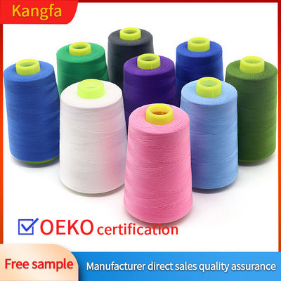 Полиэфирная швейная нить Tkt120 прямой товар 100% Spun 40/2 3000yds для подушек