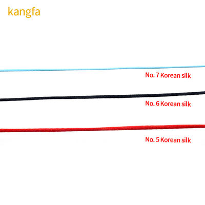 Поставка 1 мм корейской шелковой нитки ожерелье веревка для самодельного изготовления браслета в сингал цвета