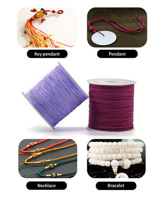 110 м или настраиваемая длина нефритовой нитки 72 нейлоновой коробки для аксессуаров браслетов