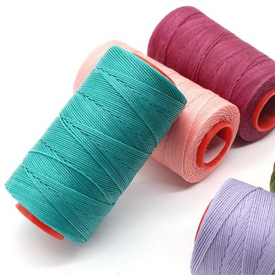 Восковая нить ручной шивки для ручной шивки кожи 0,45 мм OEM ODM Accpet