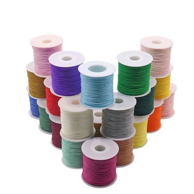 Прямая 0,8 мм нейлоновая нить для бисера нить DIY и китайский узел макрама нить