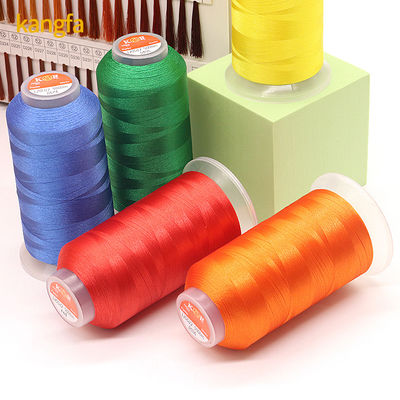 Kangfa Colors Polyester Embroidery Thread Kit 5000M каждая катушка для идеальной вышивки