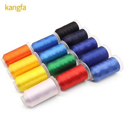 Kangfa Colors Polyester Embroidery Thread Kit 5000M каждая катушка для идеальной вышивки