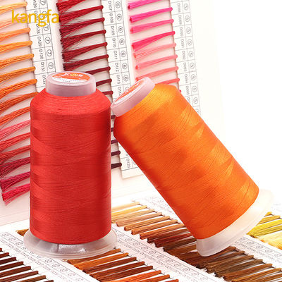 Kangfa Colors Polyester Embroidery Thread Kit 5000M каждая катушка для идеальной вышивки