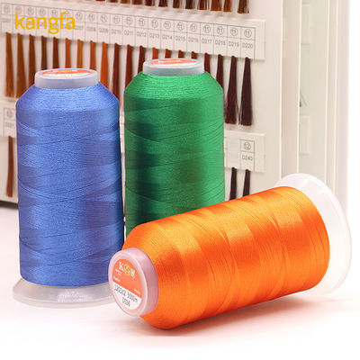 Kangfa Colors Polyester Embroidery Thread Kit 5000M каждая катушка для идеальной вышивки