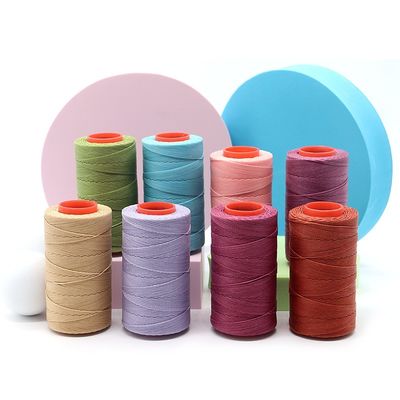 110 г круглый восковый нить для кожи DIY 100 цветов 1,0 мм шитье ручной шитье стиль бохо