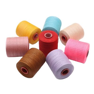 250d/16 Плоская восковая нить для швейной кожи с УФ-защитой и 400G Вес г / мяч