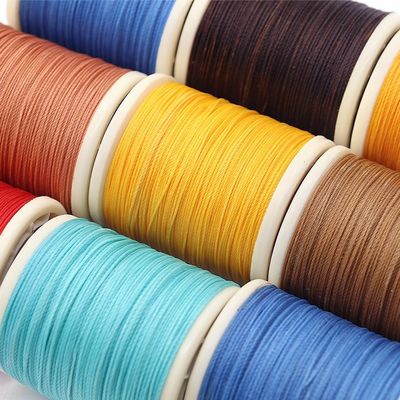 Ручное вязание 420D/3 Простильное число швейная нить для кожаной сумки DIY браслеты 30 цветов