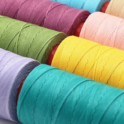 Тяжелая восковая нить 420D/3 Число пряжи для гладкой и прочной шивки пластырей