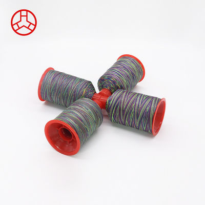 Tex 70 Multi Color Rainbow 69 Nylon 66 FDY Bonded Thread with Pattern Dyeed и вес 250 г