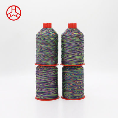 Tex 70 Multi Color Rainbow 69 Nylon 66 FDY Bonded Thread with Pattern Dyeed и вес 250 г