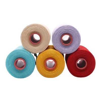 210D/16 Luxury Design Polyester Braid Waxed Thread For Bracelets Кожа, окрашенная в рисунок