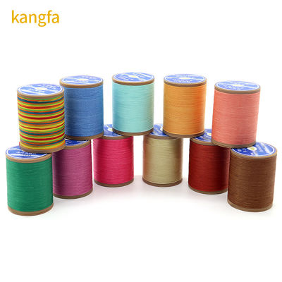 100% полиэстер 57G вес плоская восковая нить для вязания Hilo Encerado Para Coser Zapatos