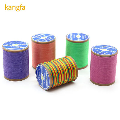 100% полиэстер 57G вес плоская восковая нить для вязания Hilo Encerado Para Coser Zapatos