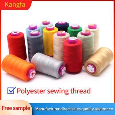 100% полиэстерная пряжа 40s/2 Color Spun TKT120 швейная нить для производства текстиля