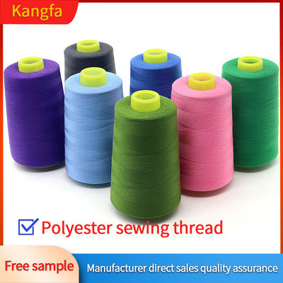 100% полиэстерная пряжа 40s/2 Color Spun TKT120 швейная нить для производства текстиля