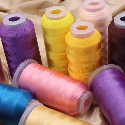 Прозрачный конусовый материал 120d/2 Rayon Thread 120g 5000y для компьютерной вышивки