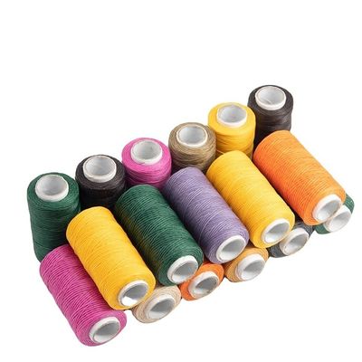Трикотаж 0.8MM 210D Core Spun Yarn High Tensile Polyester Fiber Flat Braided Wax Thread (Сердечная пряжа из полиэстеровых волокон с высокой прочностью)