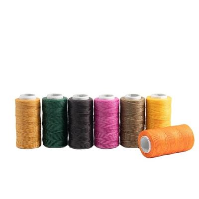 Трикотаж 0.8MM 210D Core Spun Yarn High Tensile Polyester Fiber Flat Braided Wax Thread (Сердечная пряжа из полиэстеровых волокон с высокой прочностью)