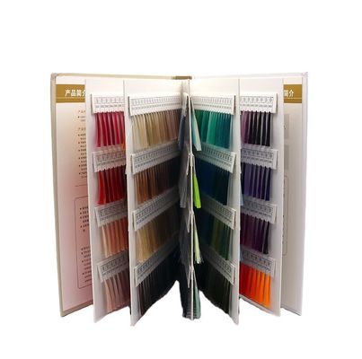 Вышивка Шелковая нить Цветовая карта График Образец Книга 2ply 720 цветов для вышивки