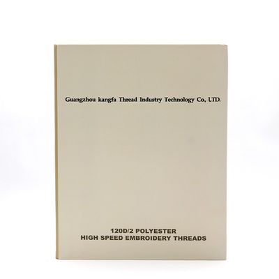 Вышивка шелковые нитки цветные карточки Книга 5000y длина / конус и 100% полиэстер