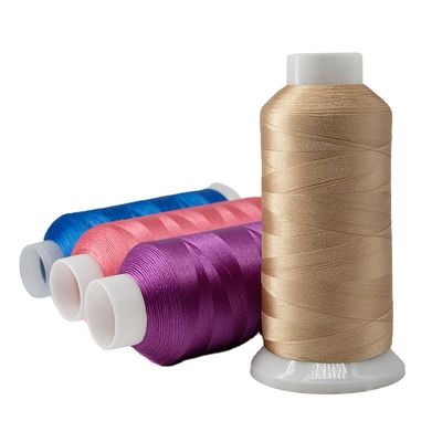 120D/2 5000Y 128g Золотокрашенная полиэфирная вышивка нить для машинных проектов по пошиву
